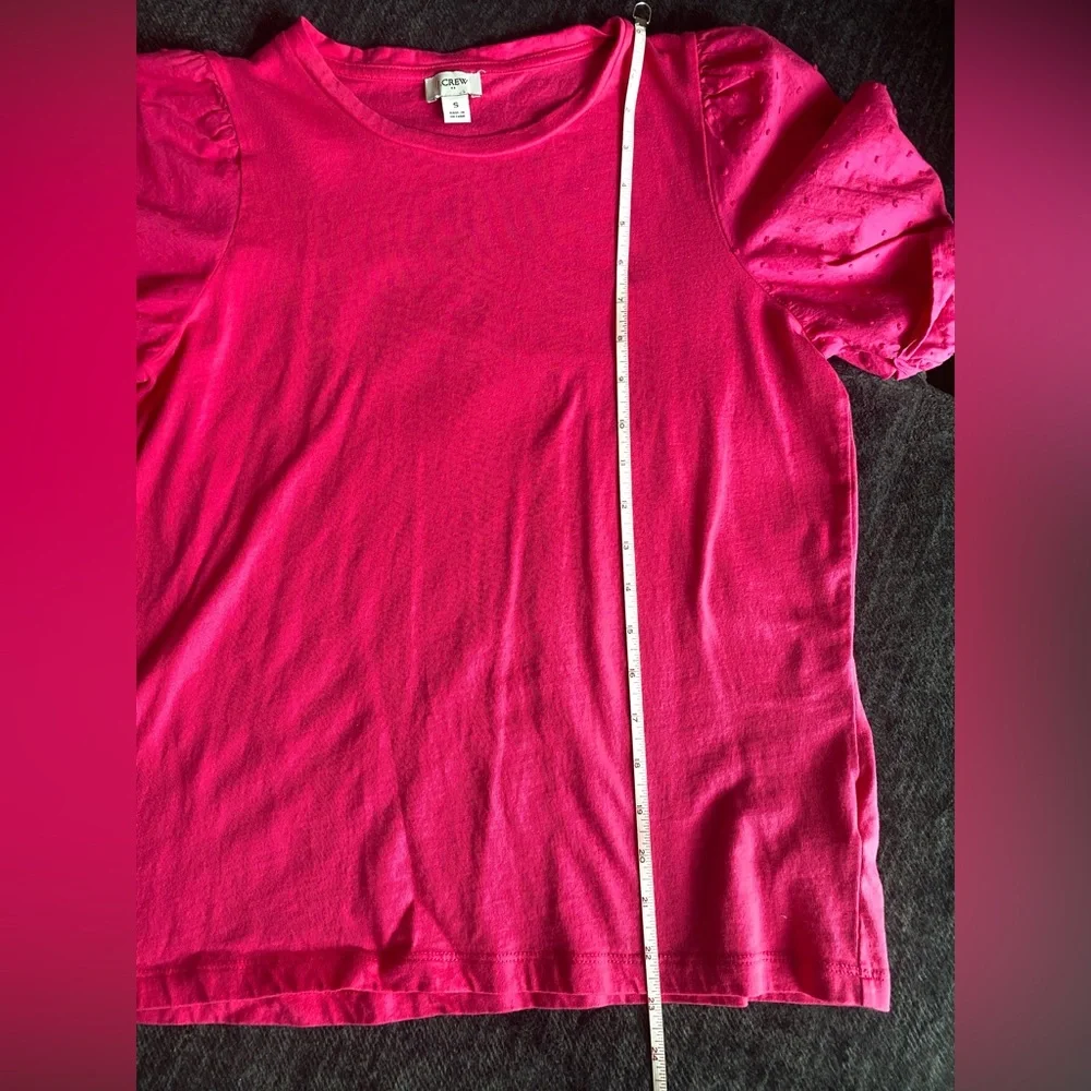 J. Crew Puff sleeve top EUC Small